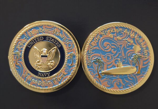 Submarine Spouse Appreciation Challenge Coin - Image 2