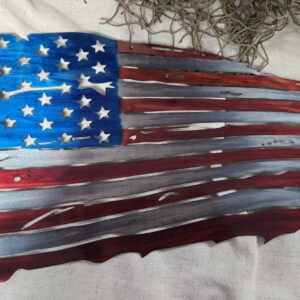 Metal Flag Decor