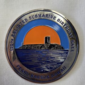 Pearl Harbor 120th Sub Ball Challenge Coin