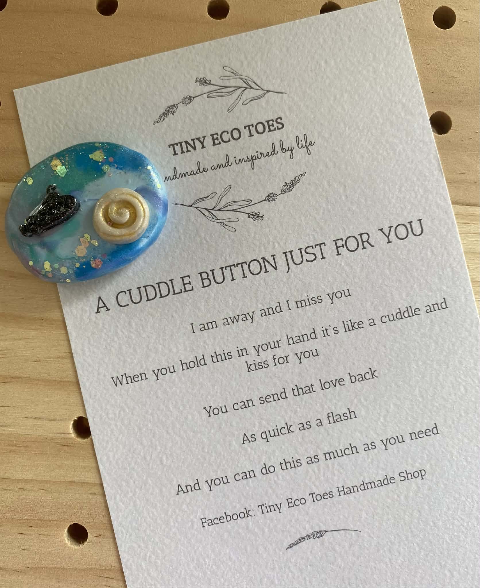 Tiny Eco Toes Handmade Shop - Cuddle Button - Image 5