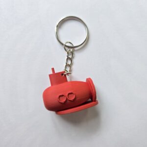 Colorful Submarine Keychain