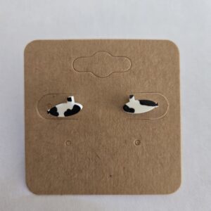 Dolphins Off The Bow Submarine Stud Earrings