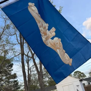 Indoor/Outdoor Submarine Dolphins Flag