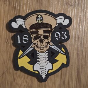 Navy Chief Wooden Magnet